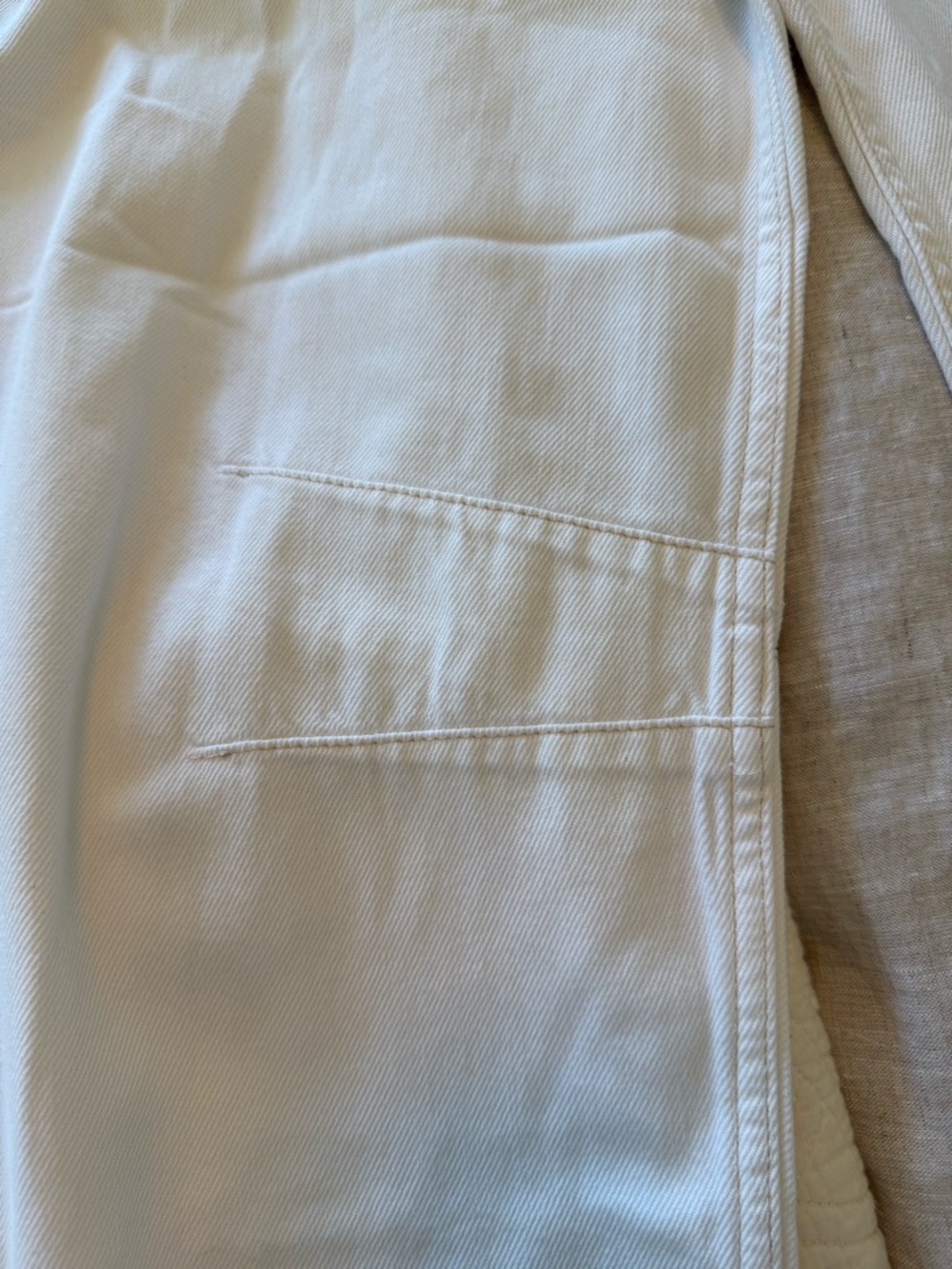 NWT GAP Horseshoe High Rise Off White Jeans - Picture 7 of 10